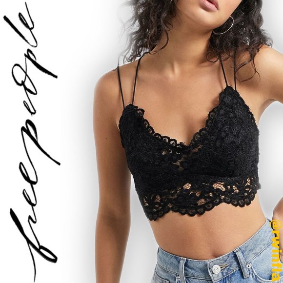 Free People Other - $48 NWT FREE PEOPLE Celine Velvet Bralette XS